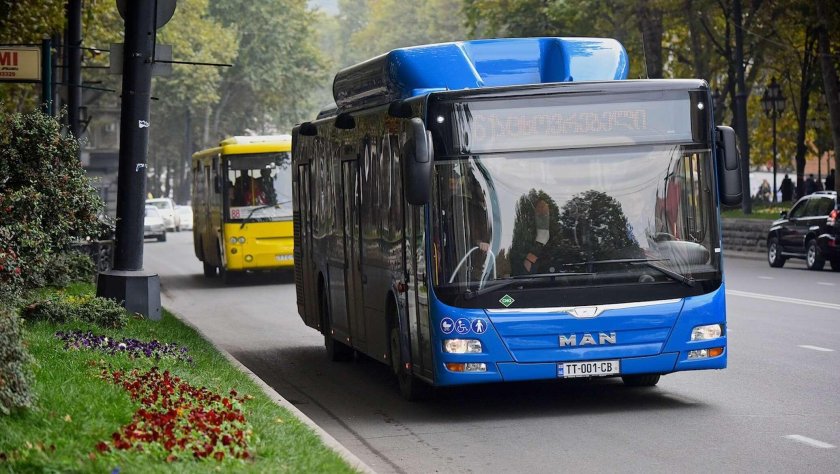 Новые автобусы в Тбилиси