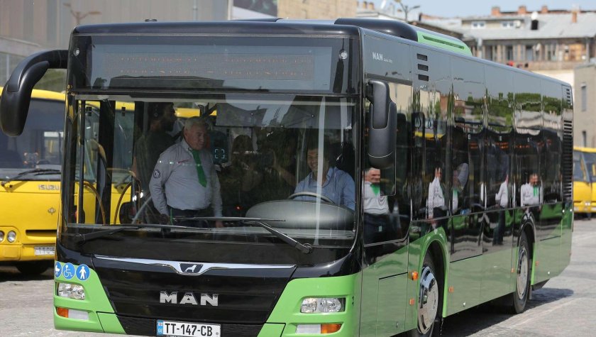 Тбилиси новый автобус ман