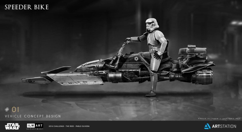 Спидер байк из Звездных войн