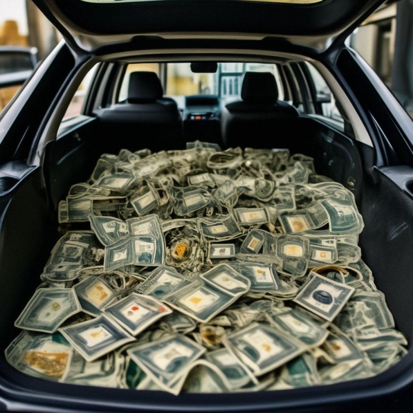 Машина с деньгами