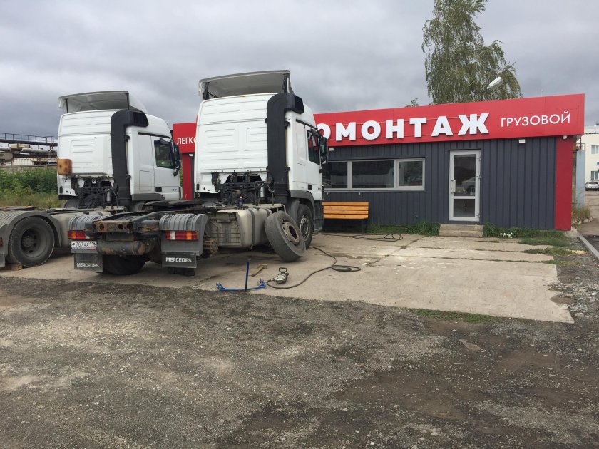 Грузовой шиномонтаж фото