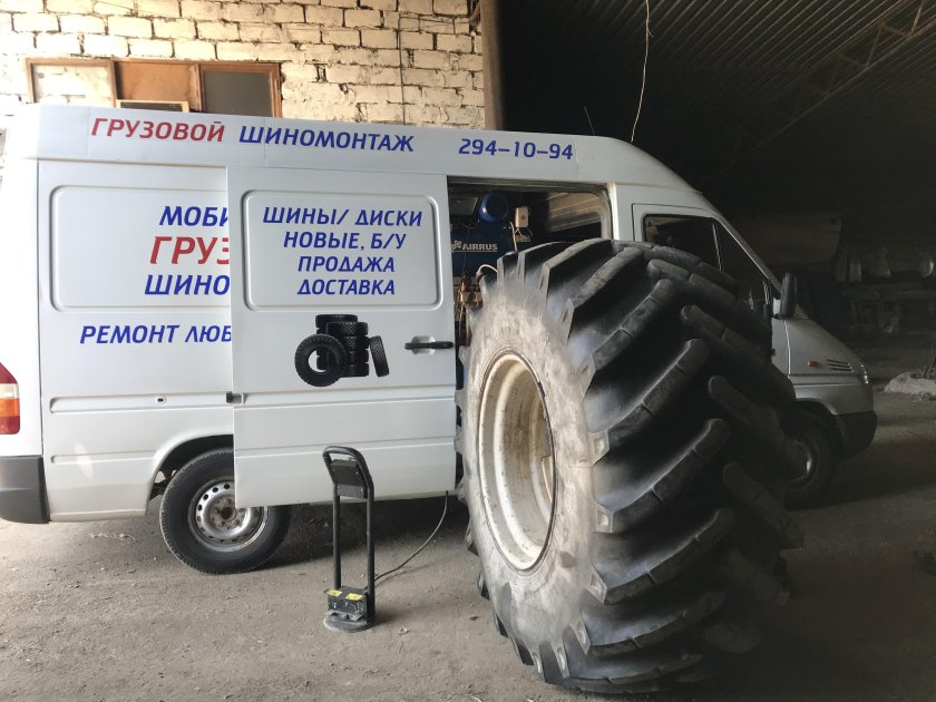 Шиномонтаж грузовых и легковых автомобилей