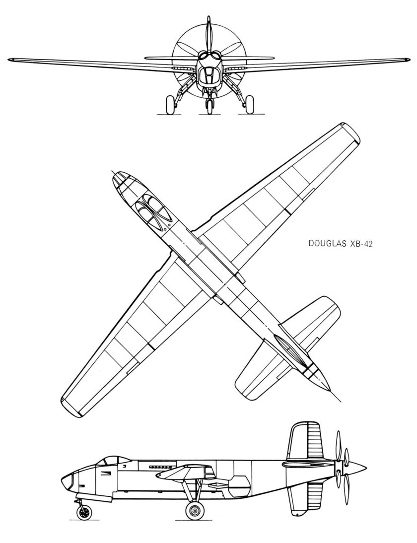 Douglas XB-42 Mixmaster, 1944 год