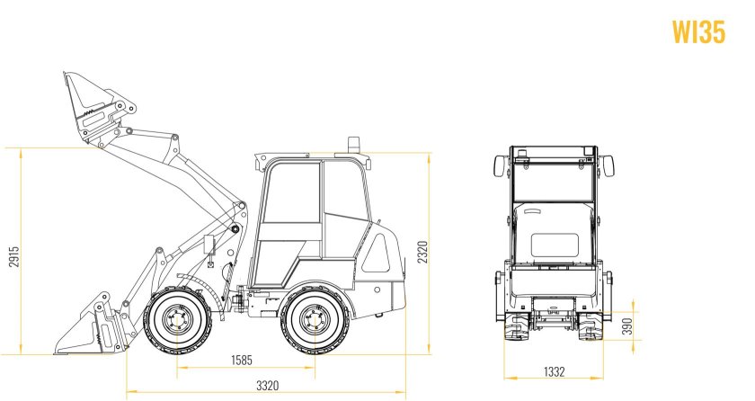 Мини погрузчик чертежи