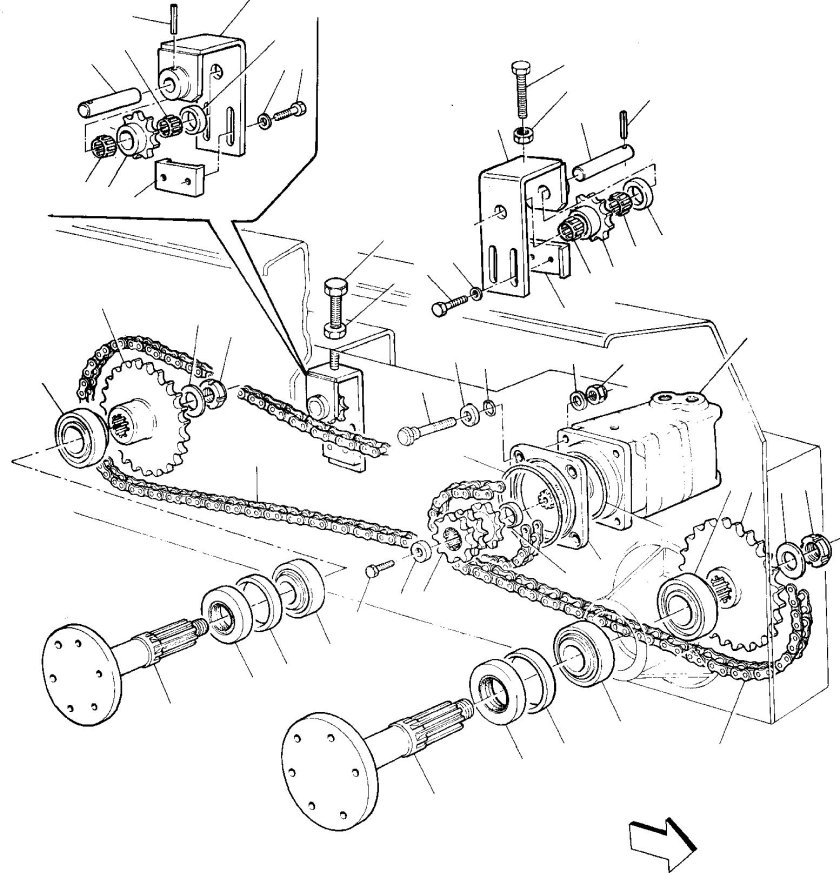 Трансмиссия МКСМ 800 схема