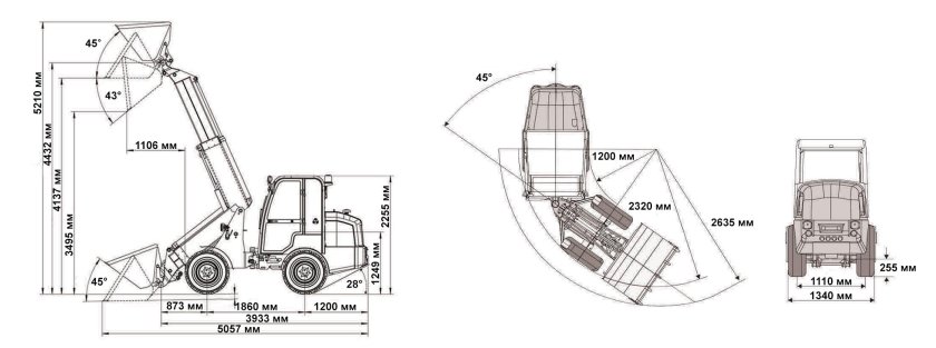 Мини погрузчик Polar Badger WL 50