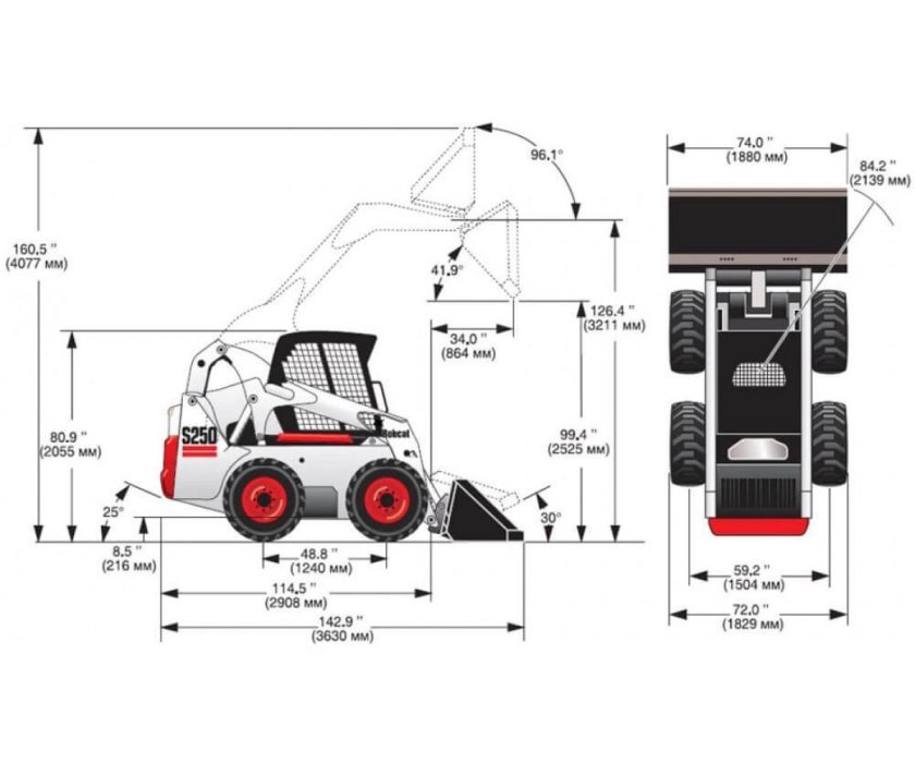 Ширина Бобкэт 175