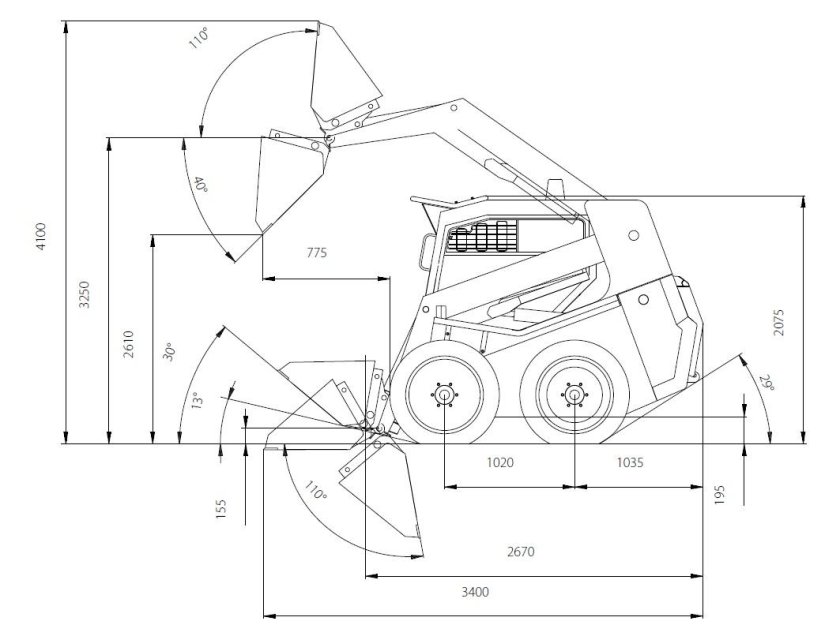 Погрузчик Locust l753