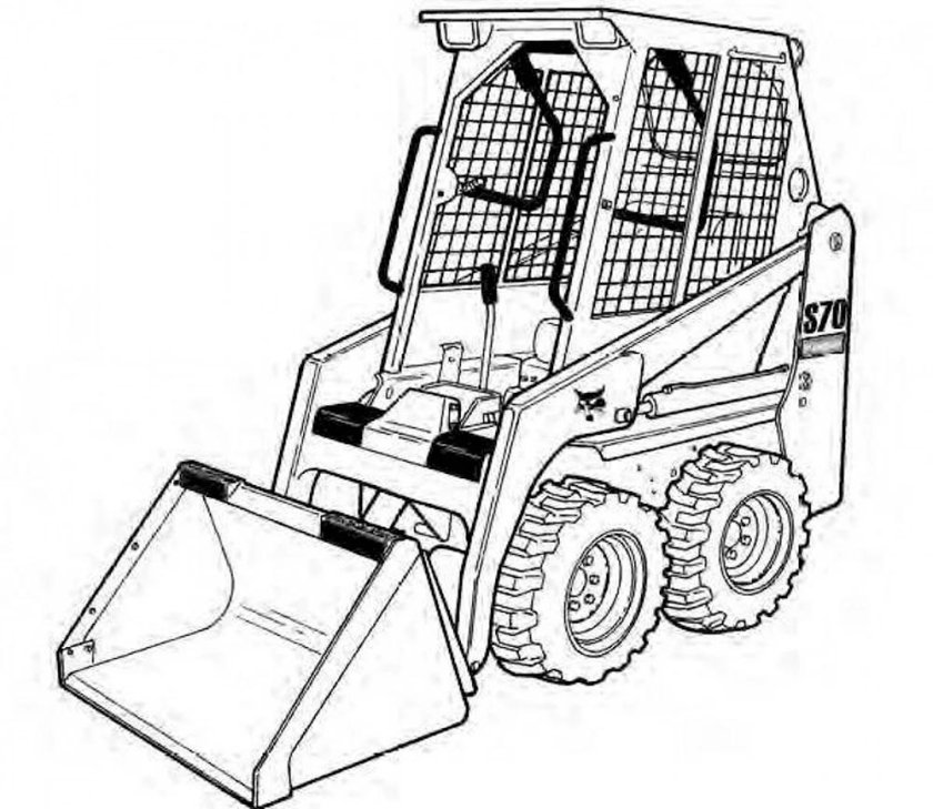 Мини погрузчик Ant 750 чертеж