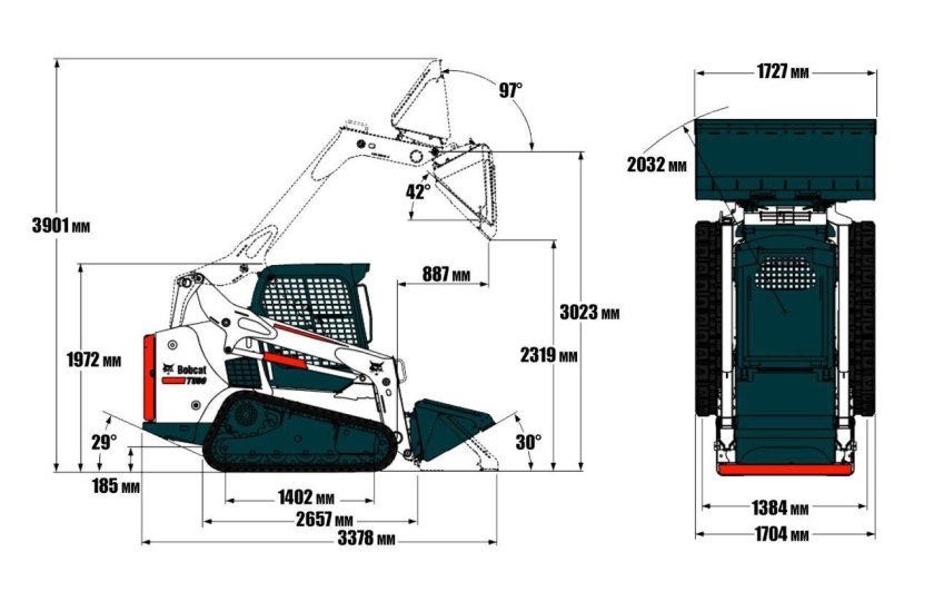 Мини-погрузчик Bobcat т590