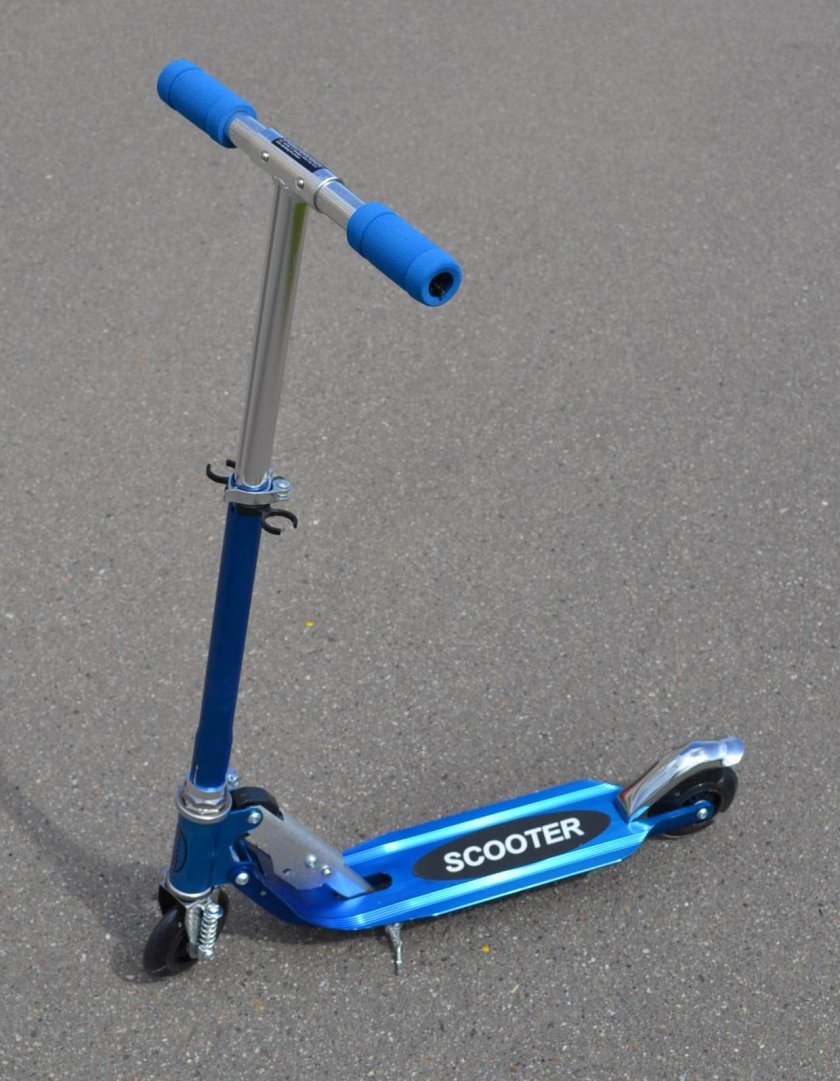 Самокат детский Scooter двухколесный синий