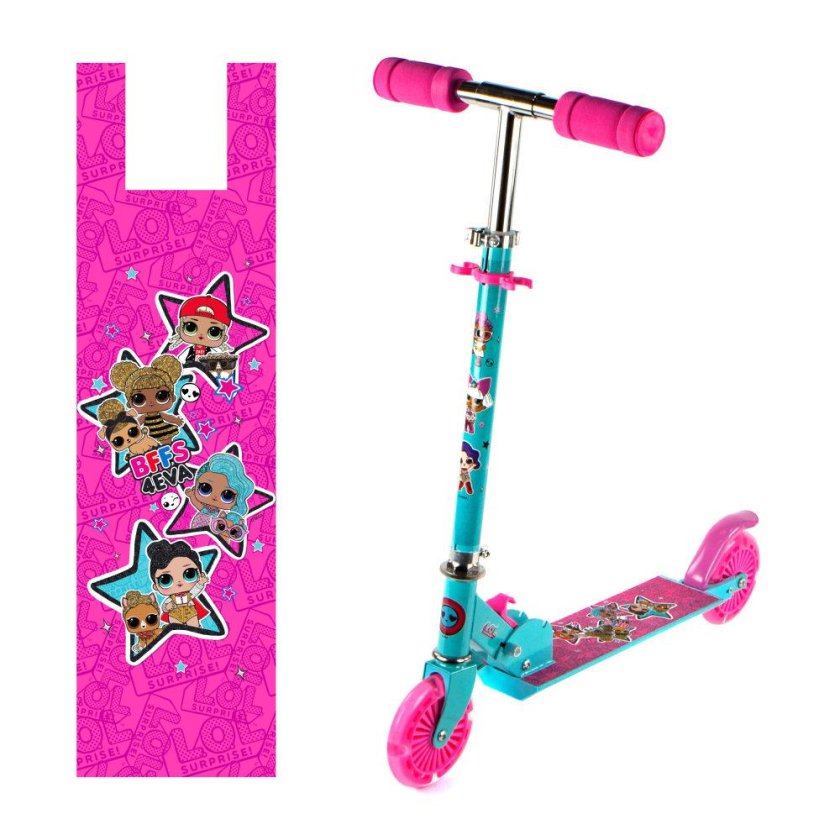 Самокат 2-х колесный Scooter 15740-5 розовый