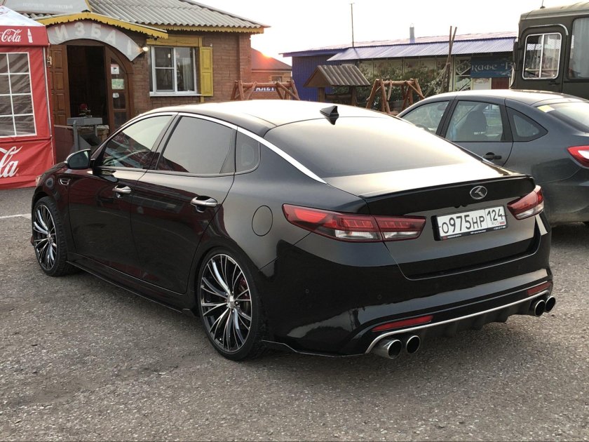 Киа Оптима 2017 черная