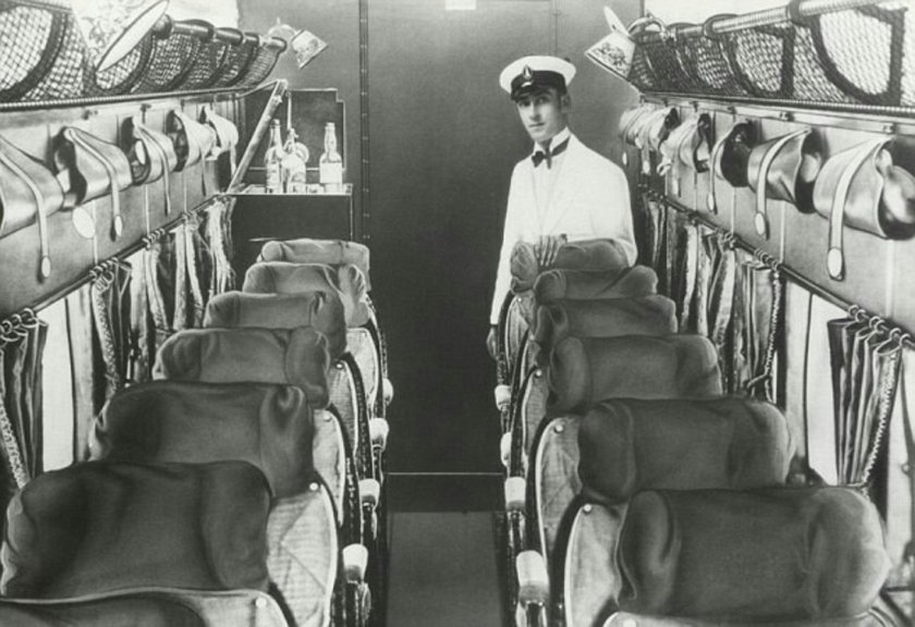 Первая пассажирская авиалиния 1919