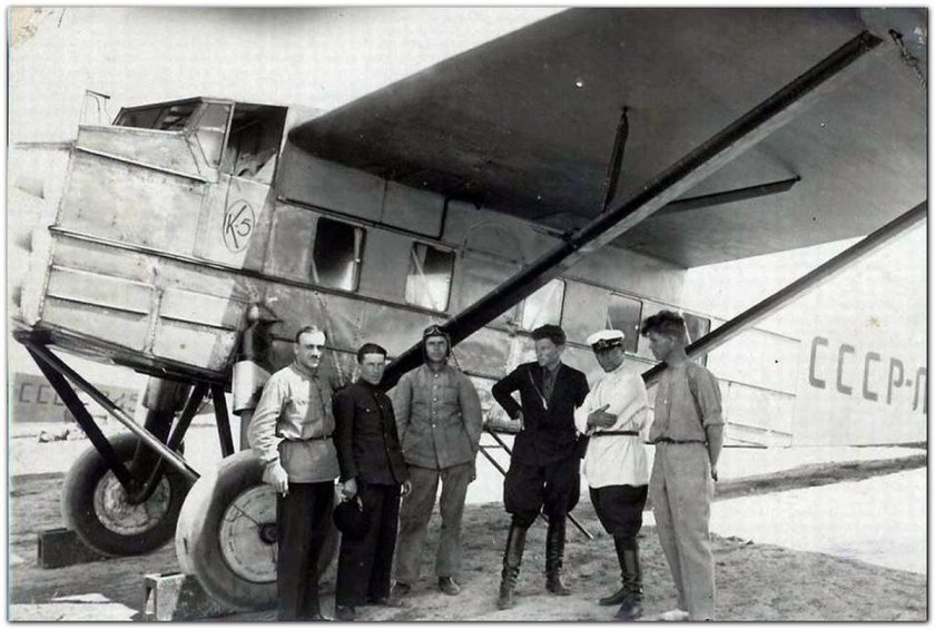 1929 - Первый полёт пассажирского к-5 к.а. Калинина