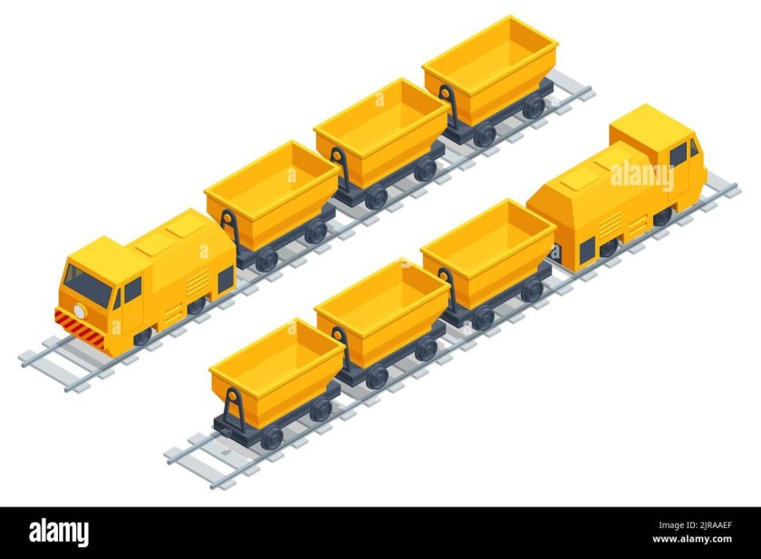 Modern Mining Cart 3d