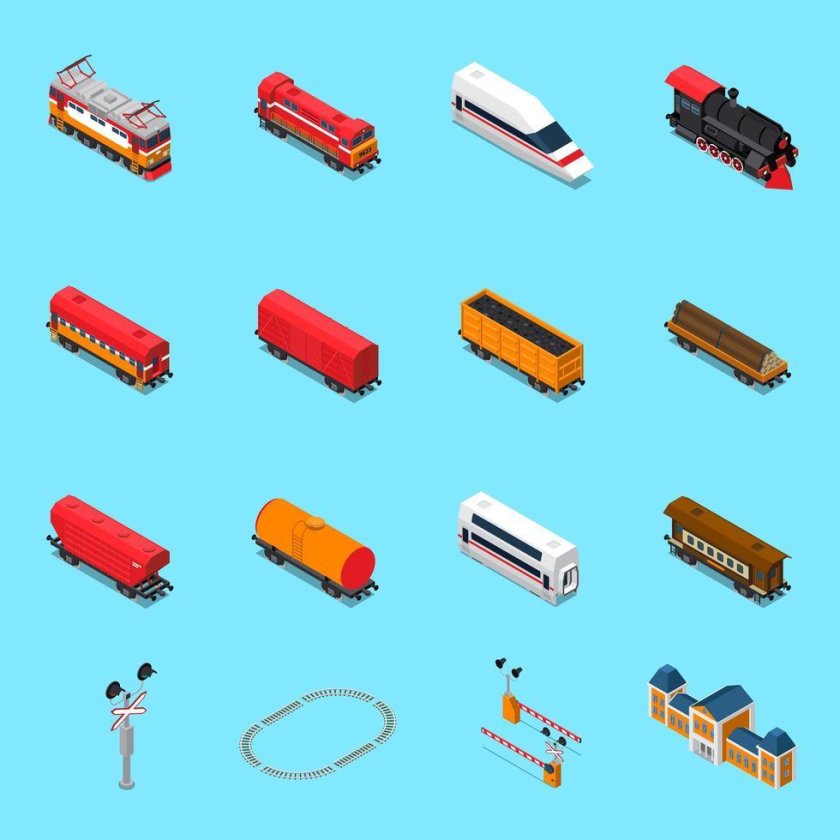Rails isometric
