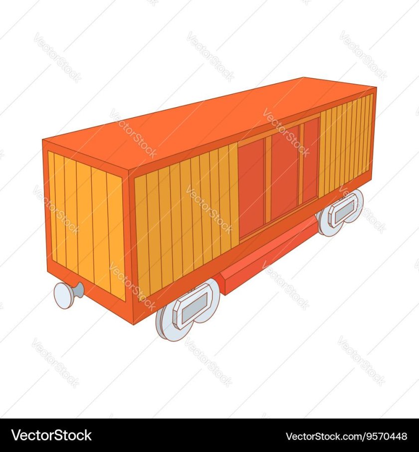 Иконка контейнер на поезде