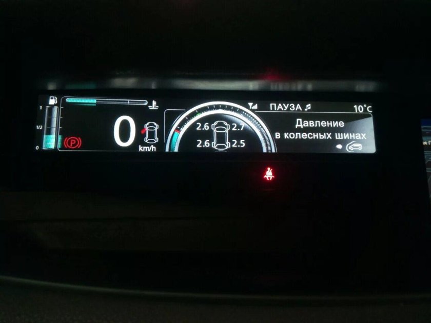 Панель приборов Сценик 3