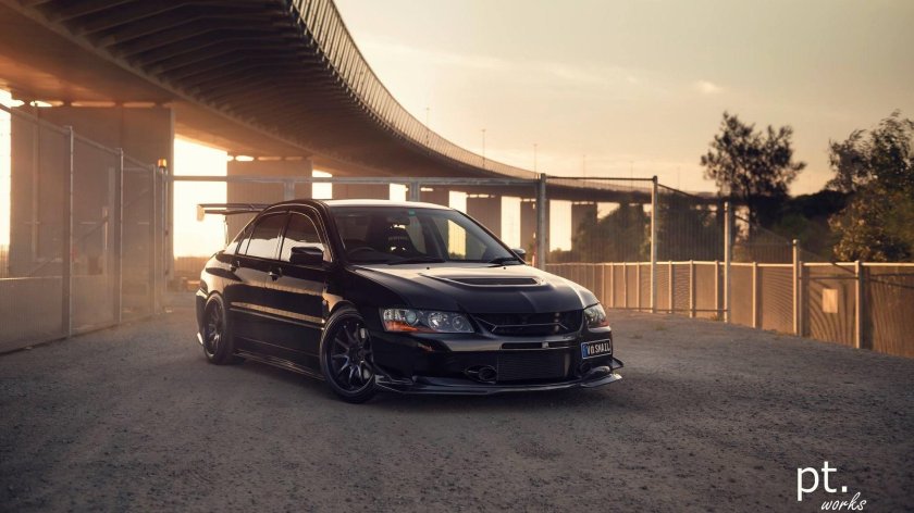 Mitsubishi Lancer Evolution x 4к