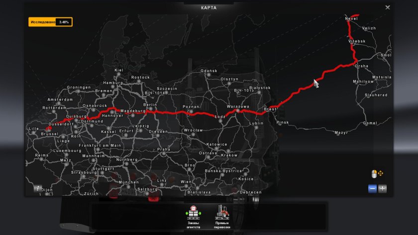 Евро трак симулятор 2 карта России