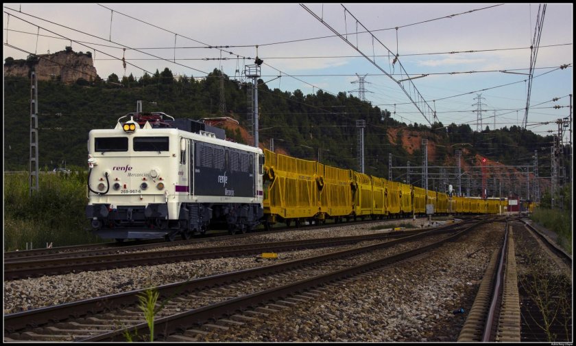 Электровоз локомотивы Испании