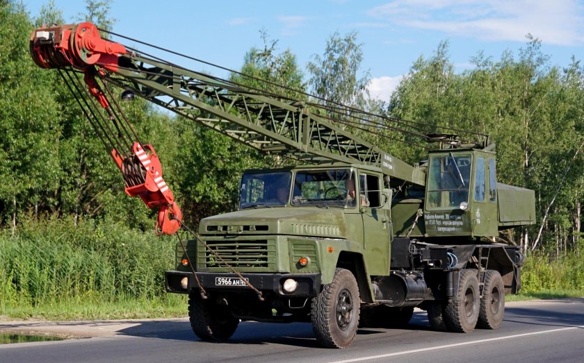 Краз 250 автокран