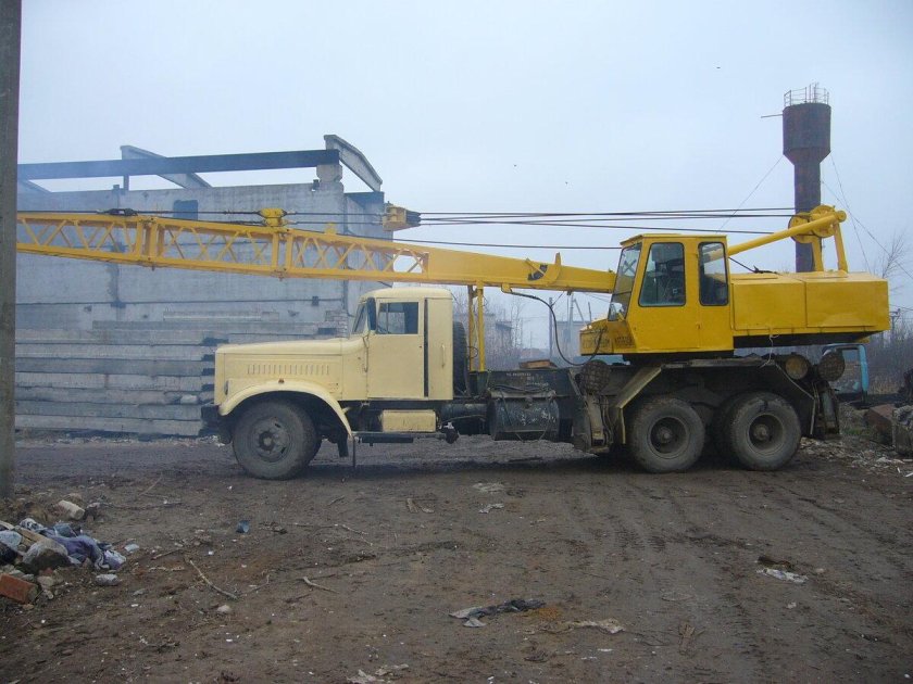 Автокран краз