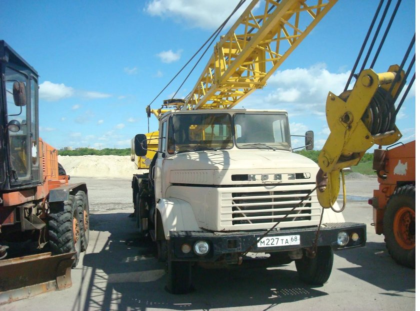 Краз 250 автокран