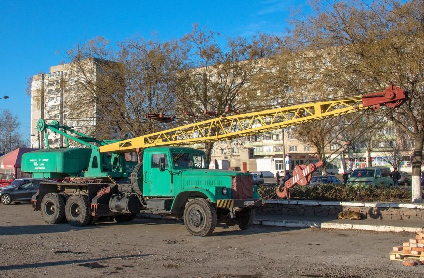 КРАЗ 257 кран