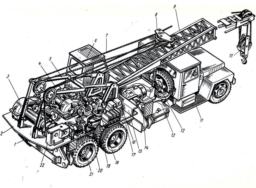 Автомобильный кран КС-4561а