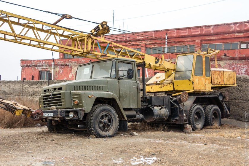 КРАЗ 250 кран
