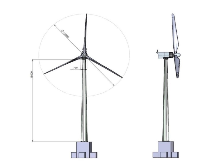 Лопасть ветрогенератора чертеж