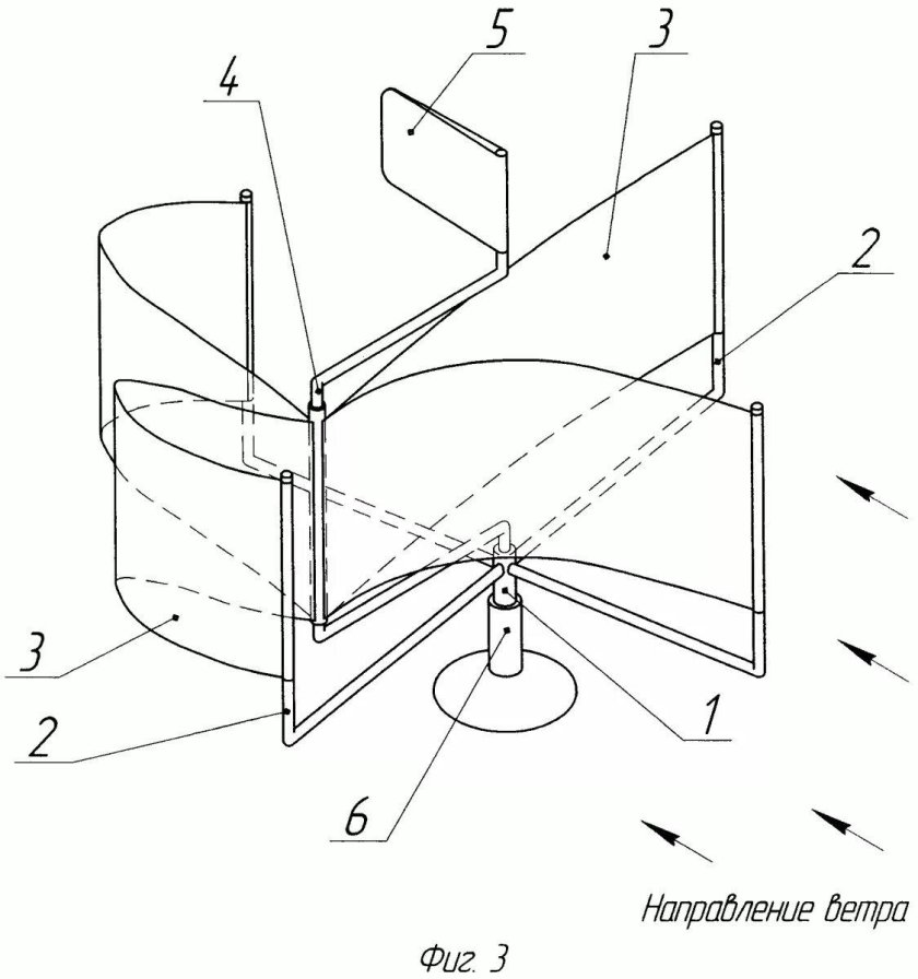 Ротор лопасть ветрогенератора схема