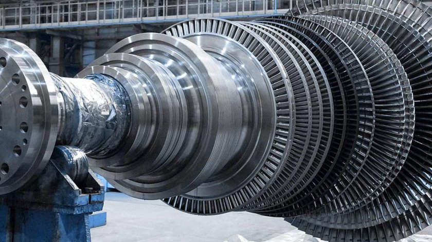 Ротор паровой турбины