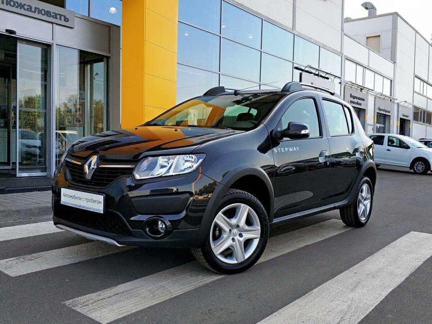 Рено Сандеро степвей 2015 черный