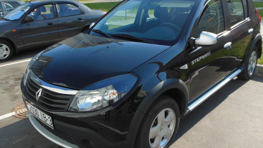 Рено Сандеро степвей 2013 черный