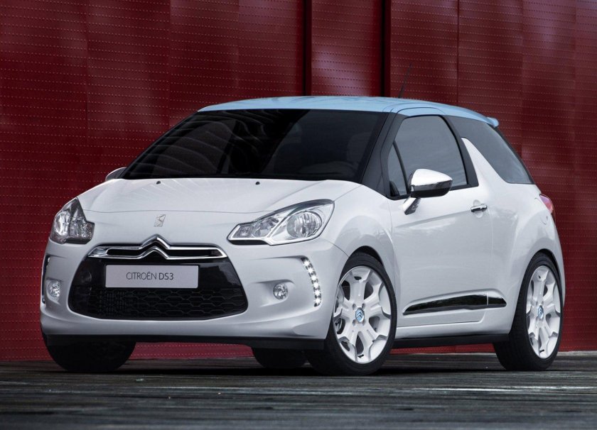 Citroen ds3 белый
