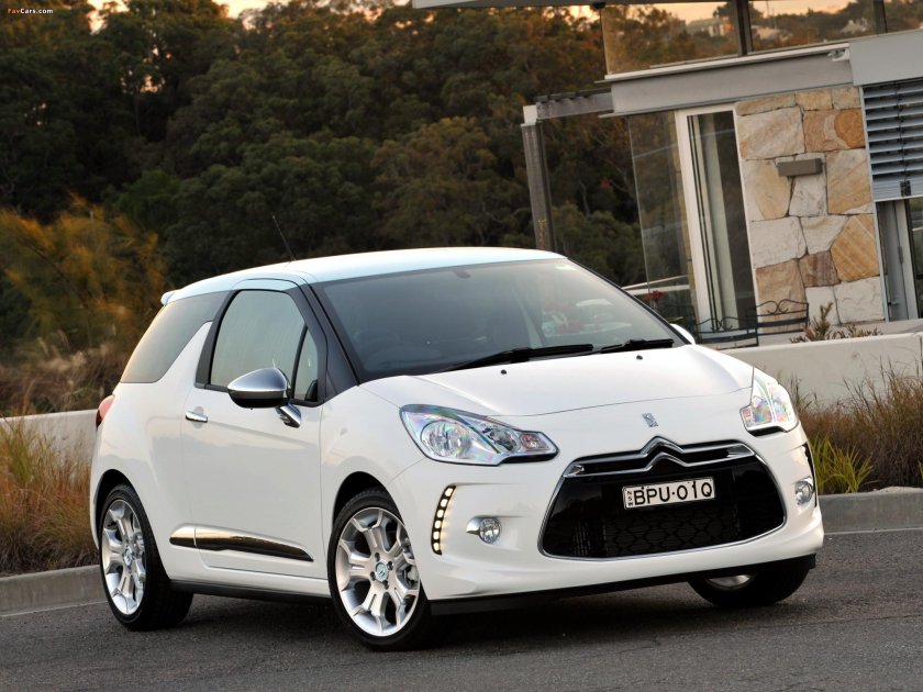 Citroen ds3 белый