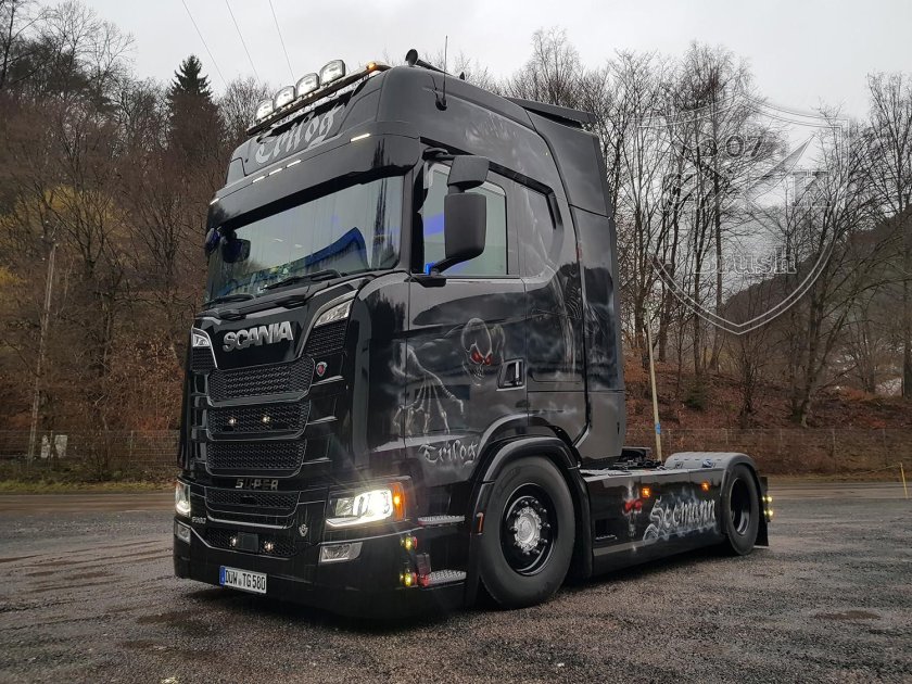 Скания s500 черная