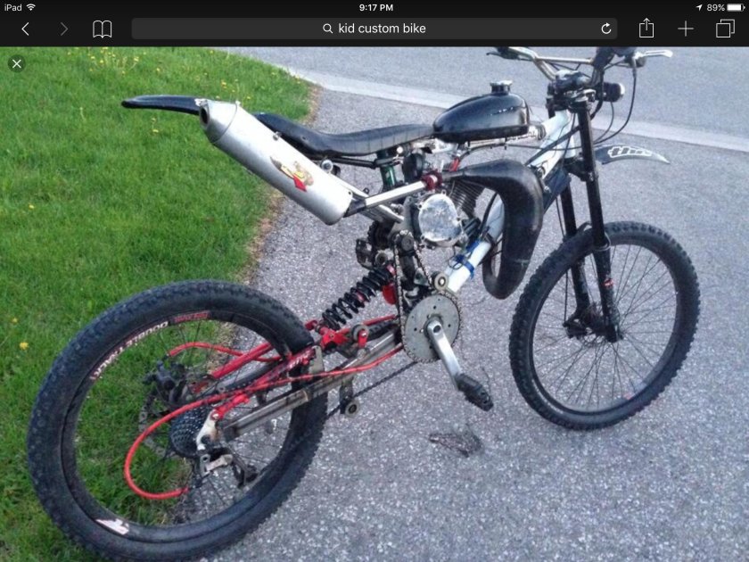 Велосипед с двигателем