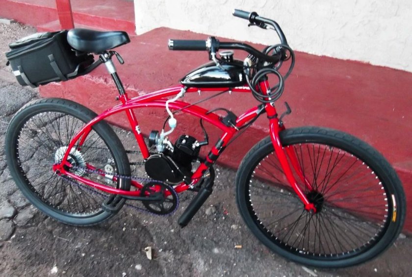 Мотовелосипед с мотором ф 80