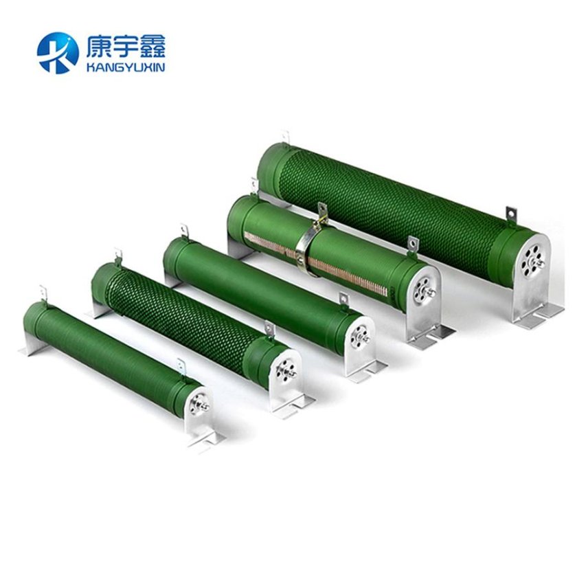 Зеленый трубчатый керамический резистор