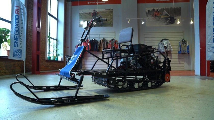 Лыжный модуль для мотобуксировщика
