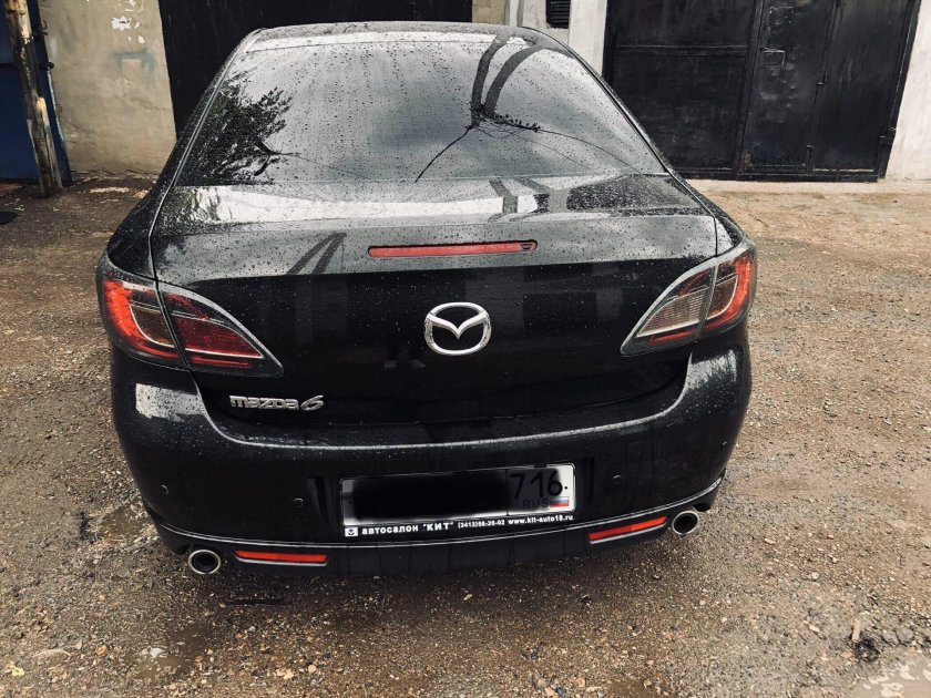 Тонированные фары Мазда 6 GH