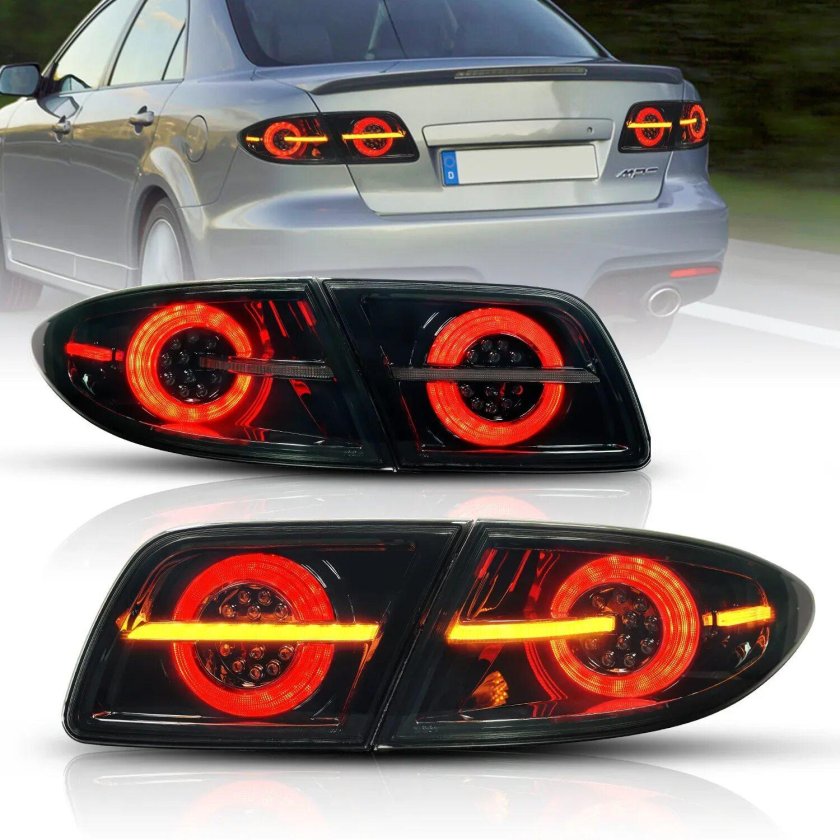 Машина с ленточной фарой