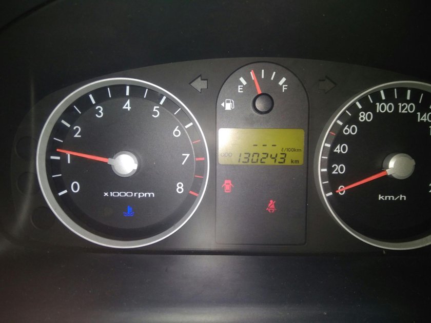 Приборная панель Гетц 1.4