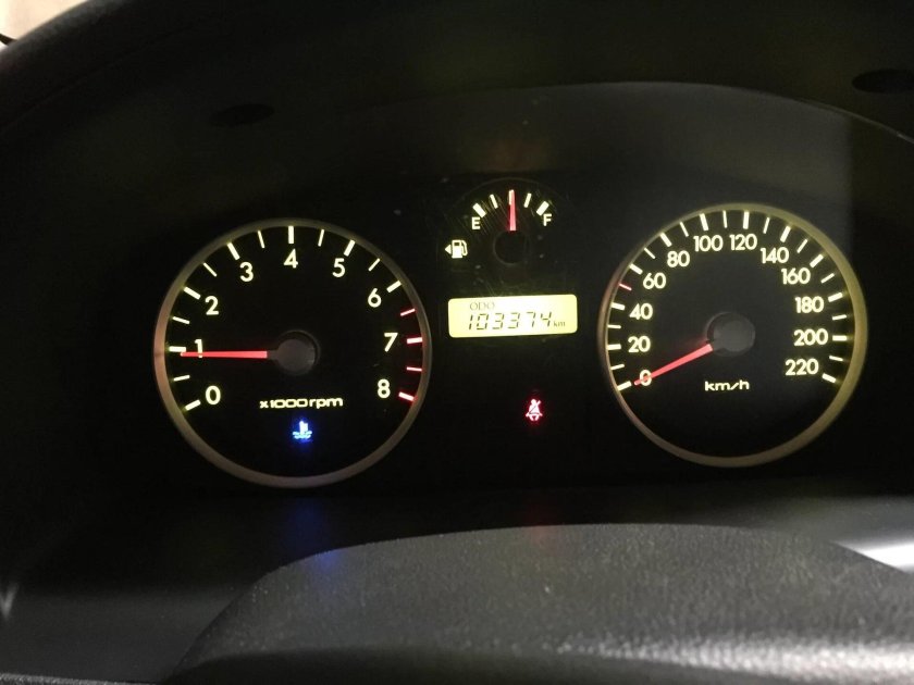 Панель приборов Гетц 1.4