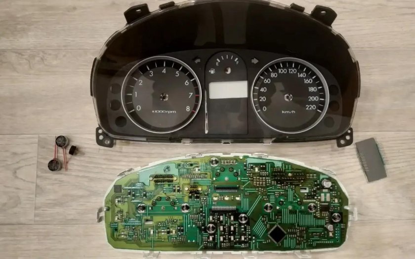 Панель приборов Хендай Гетц 2008