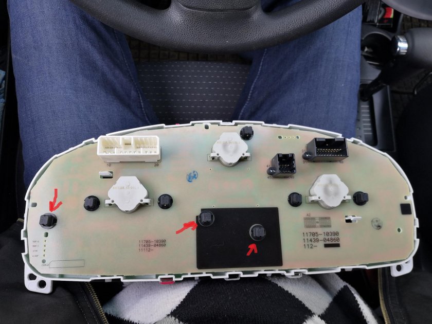 Getz 2006 лампа приборной панели 1.2